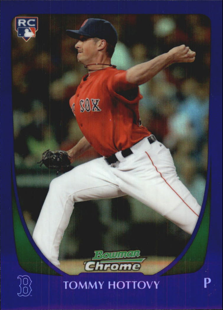 2011 Bowman Chrome Draft Purple Refractors #48 Tommy Hottovy