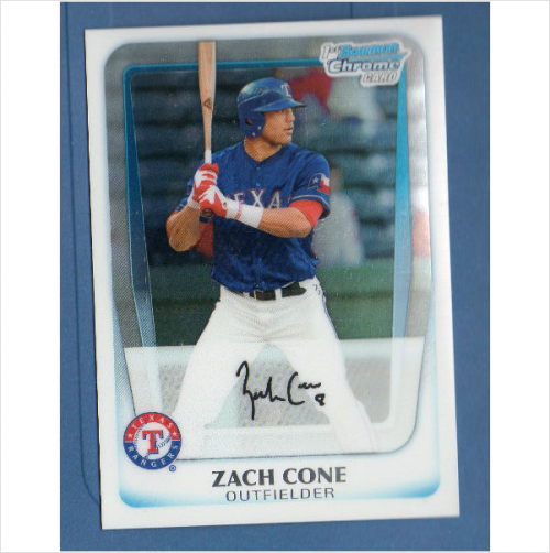 2011 Bowman Chrome Draft Prospects Refractors #BDPP22 Zach Cone