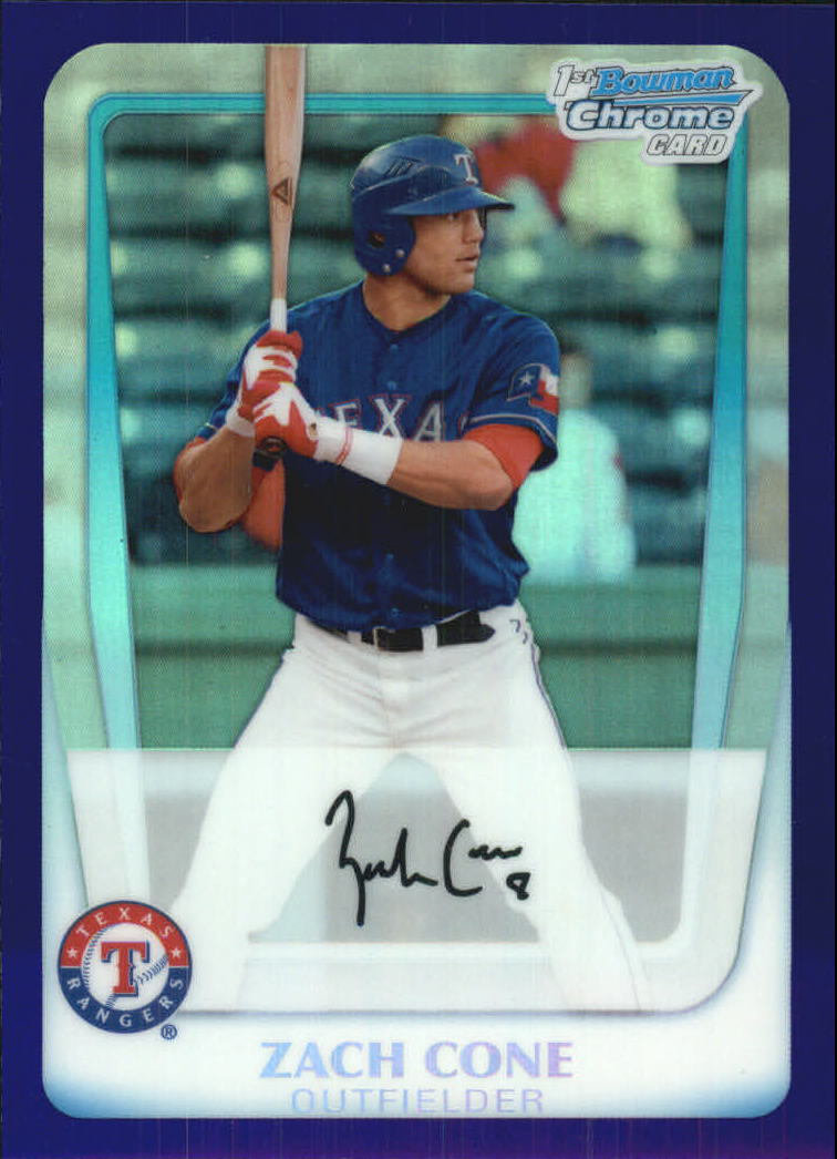 2011 Bowman Chrome Draft Prospects Purple Refractors #BDPP22 Zach Cone