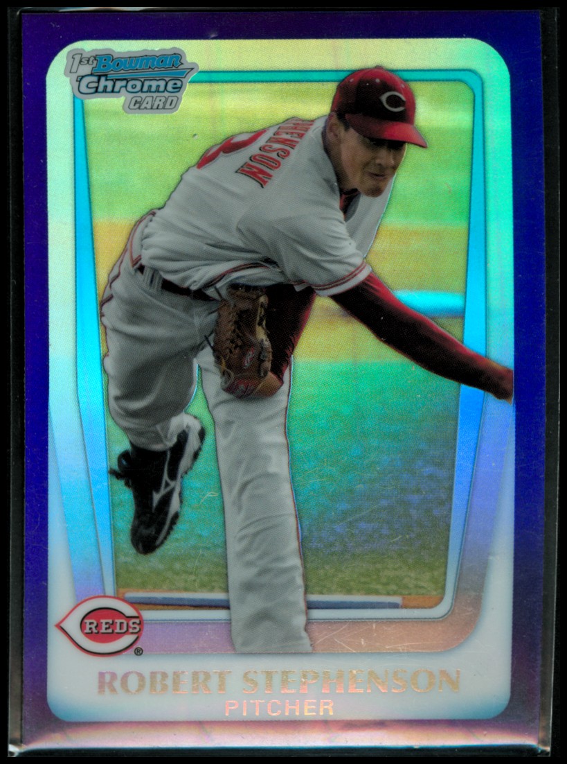 2011 Bowman Chrome Draft Prospects Purple Refractors #BDPP83 Robert Stephenson