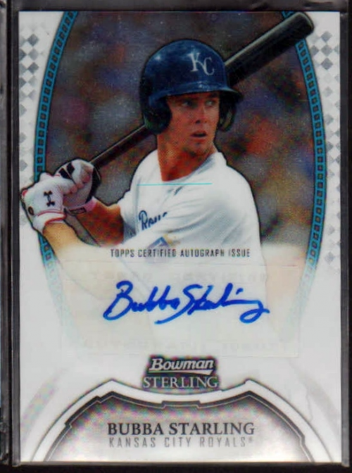 2011 Bowman Sterling Prospect Autographs #BST Bubba Starling
