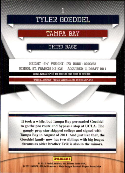 B5459- 2011 Donruss Elite Extra Edition Prospects -You Pick- 15+ FREE US SHIP - Picture 106 of 386