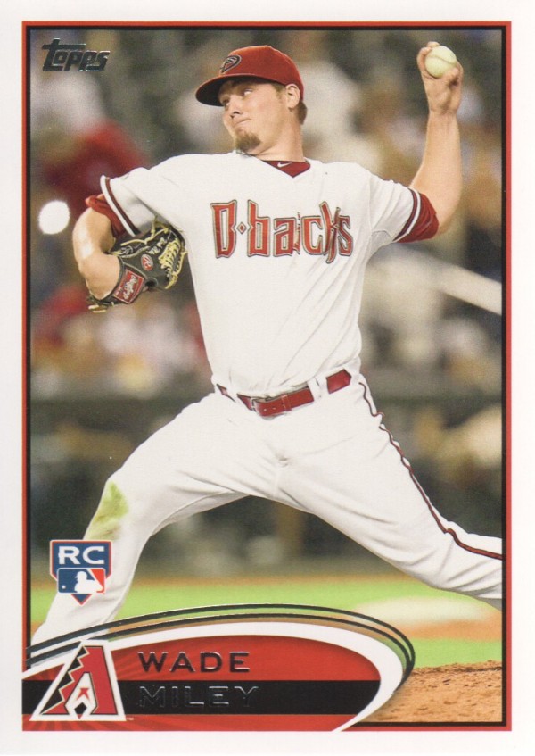 2012 Topps #558 Wade Miley RC