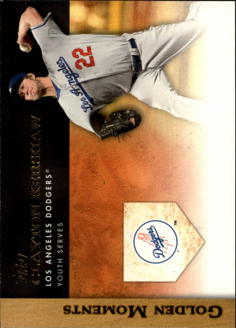 2012 Topps Golden Moments #GM7 Clayton Kershaw