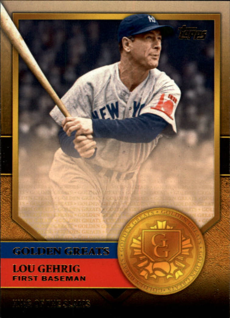 2012 Topps Golden Greats #GG5 Lou Gehrig