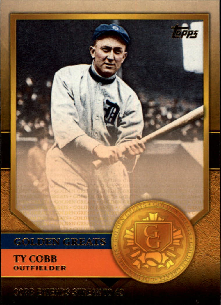 2012 Topps Golden Greats #GG19 Ty Cobb