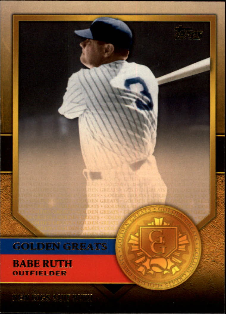 2012 Topps Golden Greats #GG73 Babe Ruth