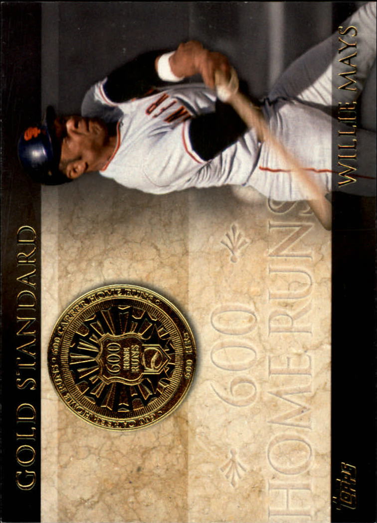 2012 Topps Gold Standard #GS25 Willie Mays