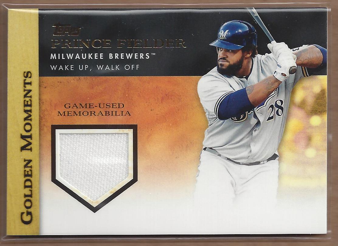 2012 Topps Golden Moments Relics #PF Prince Fielder S2