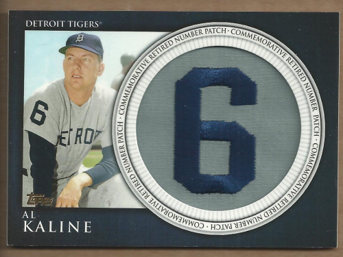 2012 Topps Retired Number Patches #AK Al Kaline