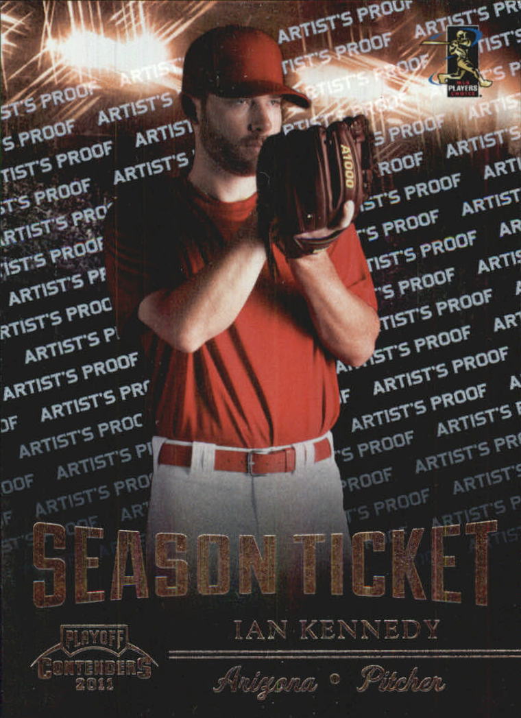 2011 Playoff Contenders Artist's Proof #21 Ian Kennedy