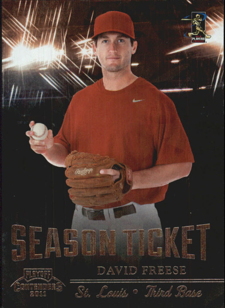 2011 Playoff Contenders Crystal Collection #29 David Freese