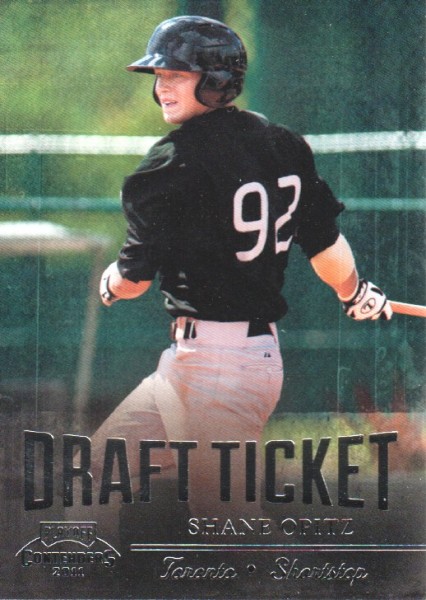 2011 Playoff Contenders Draft Ticket #DT7 Shane Opitz