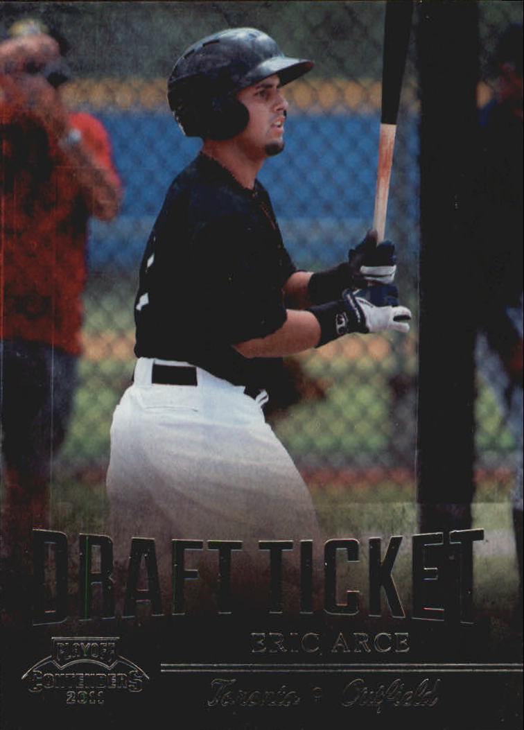 2011 Playoff Contenders Draft Ticket Crystal Collection #DT9 Eric Arce