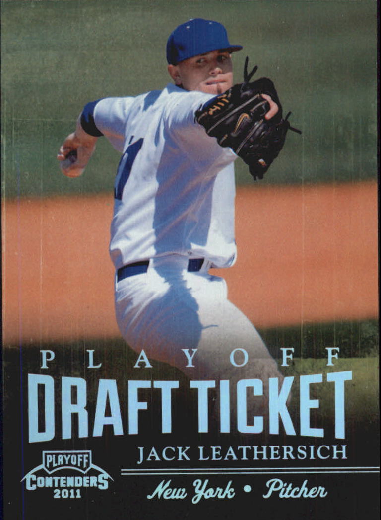 2011 Playoff Contenders Draft Ticket Playoff Tickets #DT5 Jack Leathersich