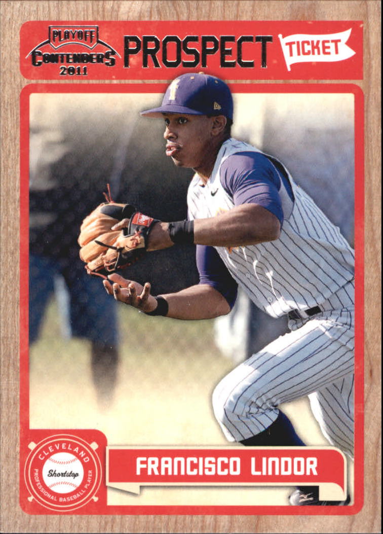 2011 Playoff Contenders Prospect Ticket #RT7 Francisco Lindor
