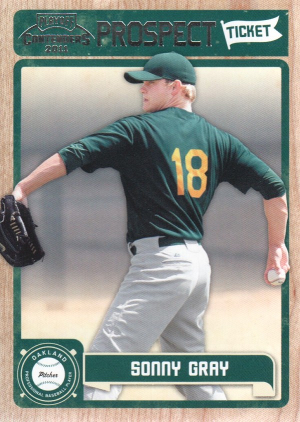 2011 Playoff Contenders Prospect Ticket #RT16 Sonny Gray