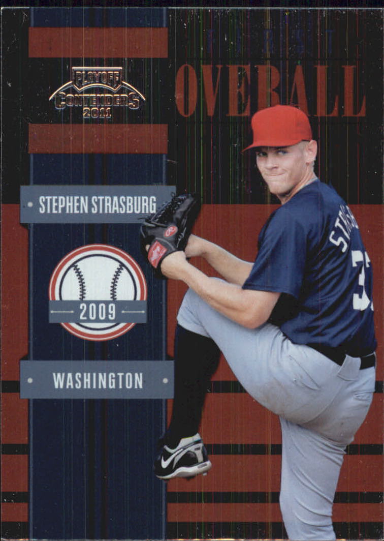 2011 Playoff Contenders First Overall #2 Stephen Strasburg