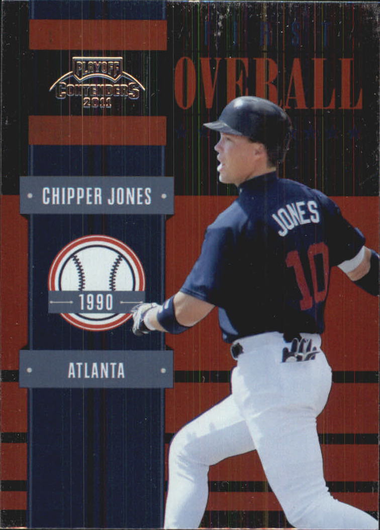 2011 Playoff Contenders First Overall #10 Chipper Jones