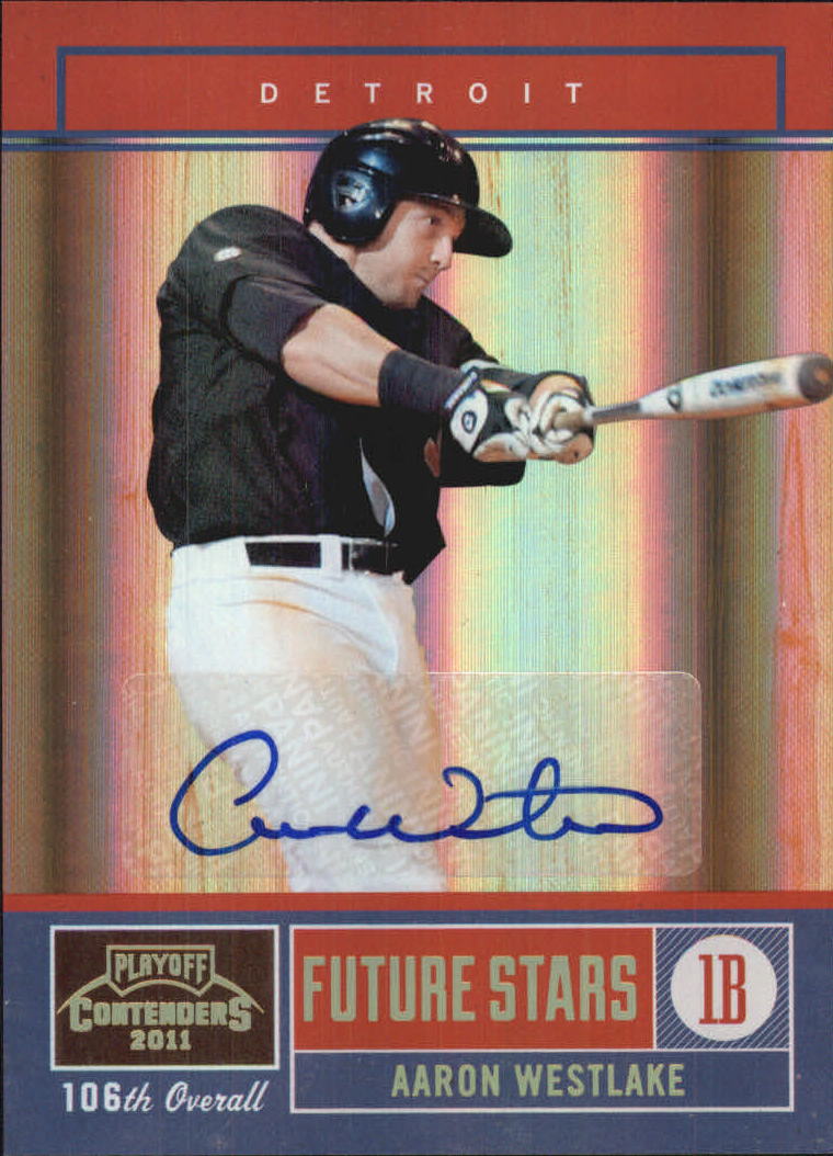 2011 Playoff Contenders Future Stars Autographs #17 Aaron Westlake/199