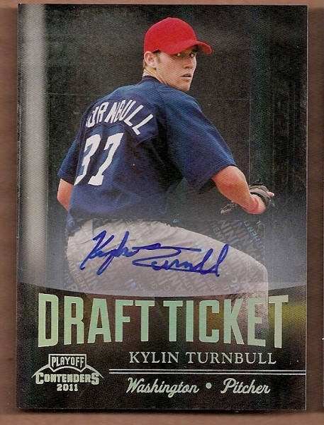 2011 Playoff Contenders Draft Ticket Autographs #DT28 Kylin Turnbull