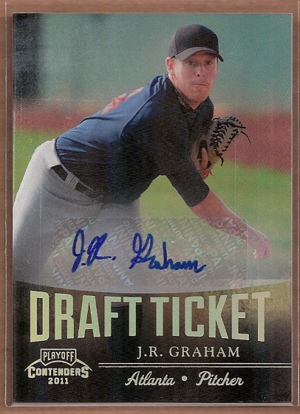 2011 Playoff Contenders Draft Ticket Autographs #DT80 J.R. Graham/299 *