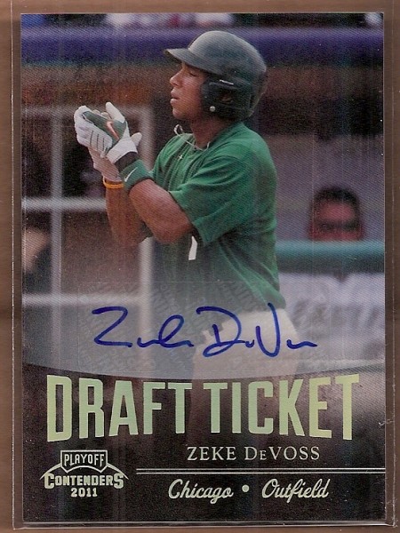 2011 Playoff Contenders Draft Ticket Autographs #DT89 Zeke DeVoss/260 *