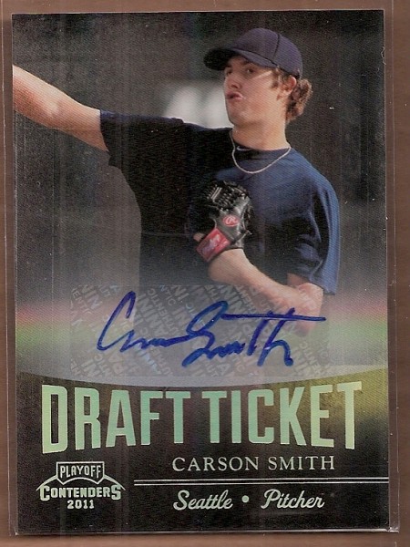 2011 Playoff Contenders Draft Ticket Autographs #DT100 Carson Smith
