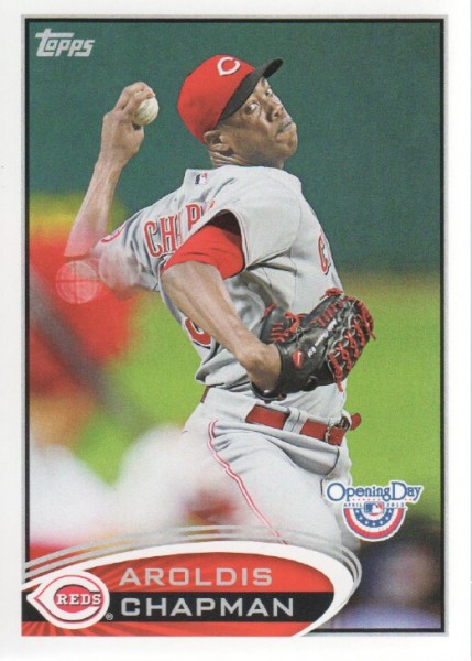 AROLDIS CHAPMAN ROOKIE TOPPS 2011 RC BASEBALL CARD