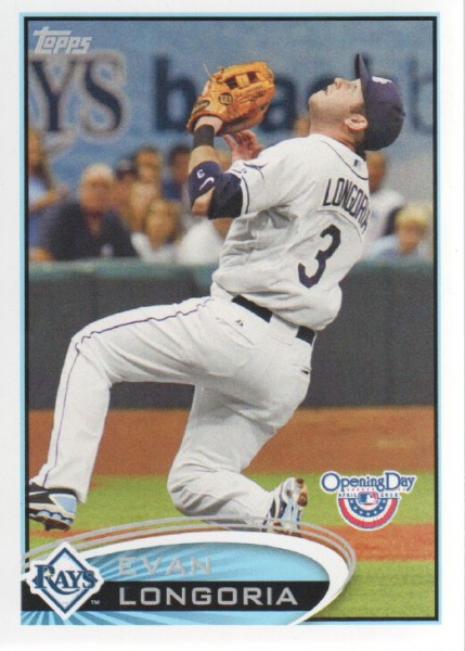  2011 Topps Opening Day #186 Evan Longoria Rays MLB