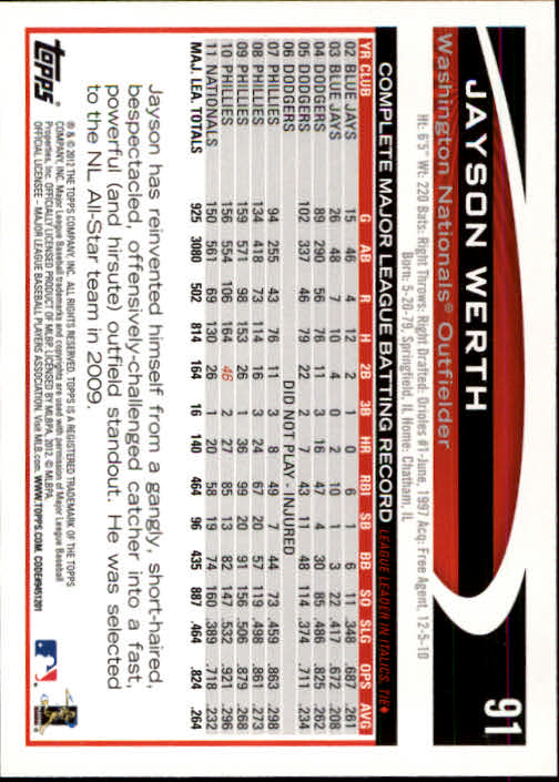 B1355- 2012 Topps Opening Day BB #s 1-220 +Rookies -You Pick- 15+ FREE US SHIP - Picture 170 of 416