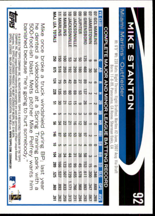 B1355- 2012 Topps Opening Day BB #s 1-220 +Rookies -You Pick- 15+ FREE US SHIP - Picture 172 of 416