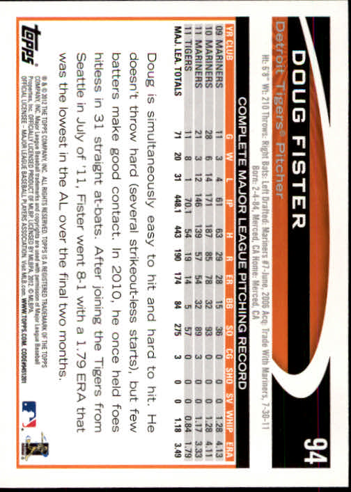 B1355- 2012 Topps Opening Day BB #s 1-220 +Rookies -You Pick- 15+ FREE US SHIP - Picture 176 of 416