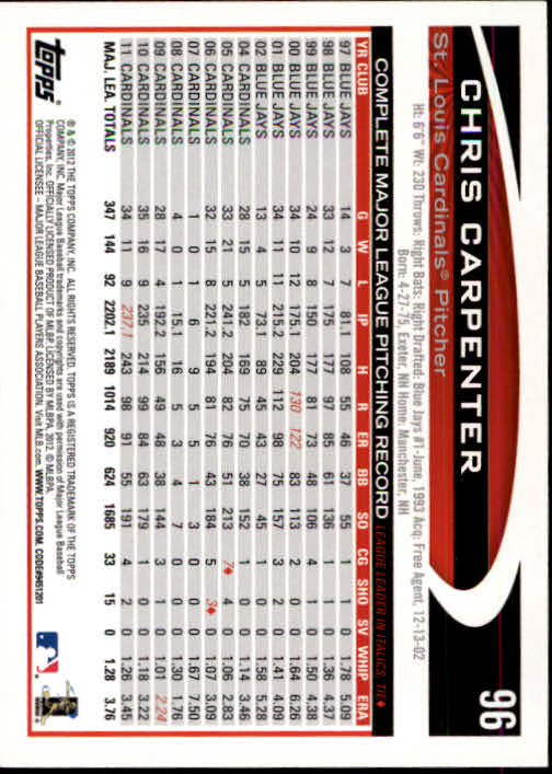 B1355- 2012 Topps Opening Day BB #s 1-220 +Rookies -You Pick- 15+ FREE US SHIP - Picture 180 of 416