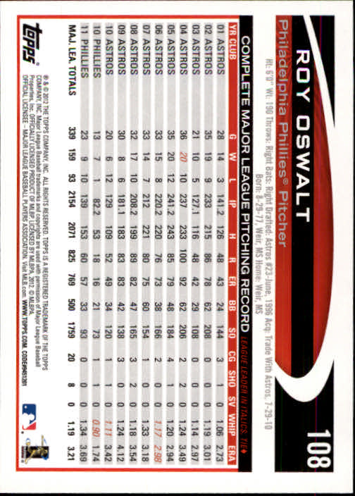 B1355- 2012 Topps Opening Day BB #s 1-220 +Rookies -You Pick- 15+ FREE US SHIP - Picture 202 of 416