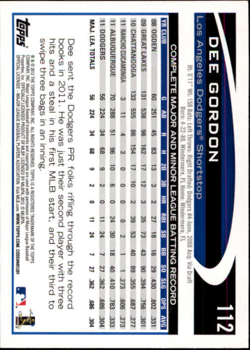B1355- 2012 Topps Opening Day BB #s 1-220 +Rookies -You Pick- 15+ FREE US SHIP - Picture 210 of 416