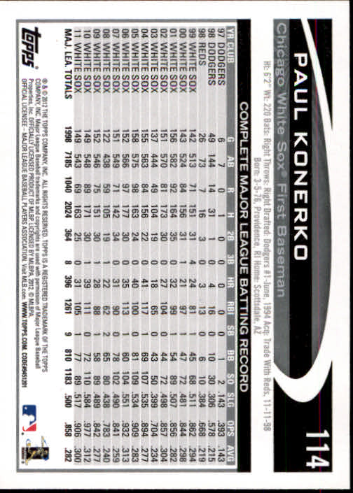 B1355- 2012 Topps Opening Day BB #s 1-220 +Rookies -You Pick- 15+ FREE US SHIP - Picture 212 of 416