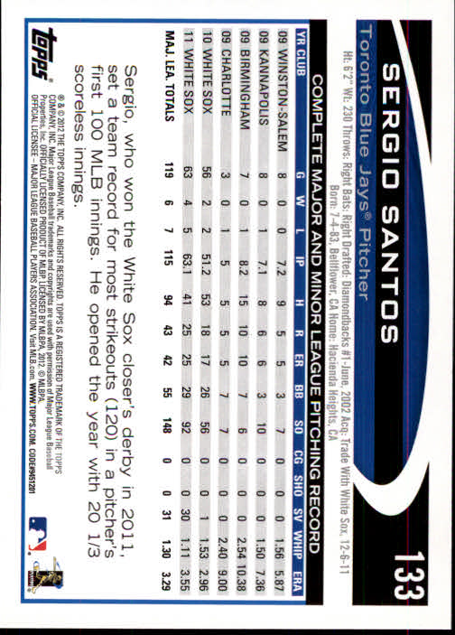B1355- 2012 Topps Opening Day BB #s 1-220 +Rookies -You Pick- 15+ FREE US SHIP - Picture 250 of 416