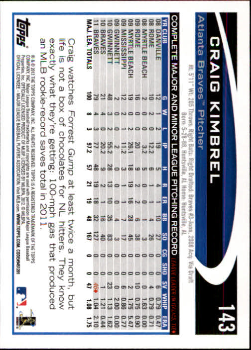 B1355- 2012 Topps Opening Day BB #s 1-220 +Rookies -You Pick- 15+ FREE US SHIP - Picture 268 of 416