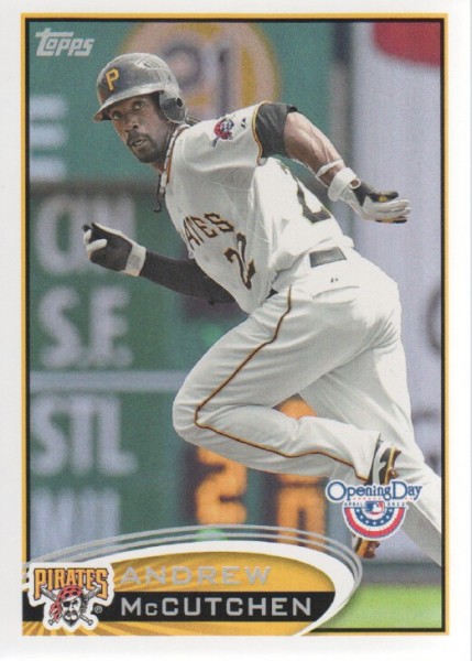 2012 Topps Opening Day #144 Andrew McCutchen