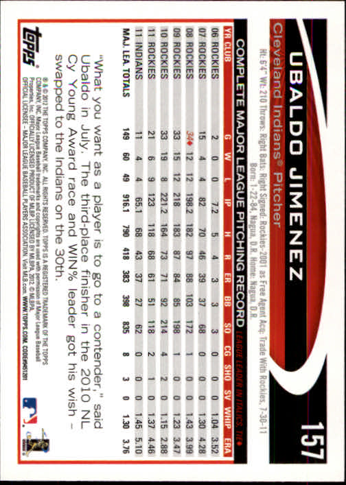 B1355- 2012 Topps Opening Day BB #s 1-220 +Rookies -You Pick- 15+ FREE US SHIP - Picture 296 of 416