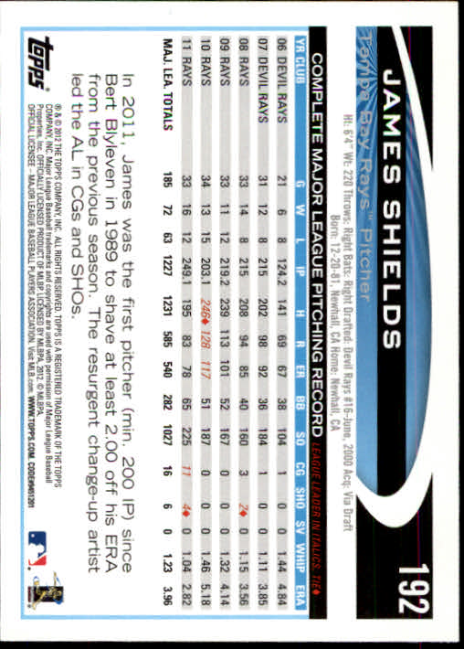 B1355- 2012 Topps Opening Day BB #s 1-220 +Rookies -You Pick- 15+ FREE US SHIP - Picture 364 of 416