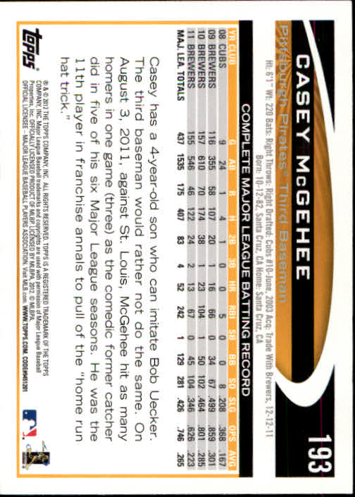 B1355- 2012 Topps Opening Day BB #s 1-220 +Rookies -You Pick- 15+ FREE US SHIP - Picture 366 of 416
