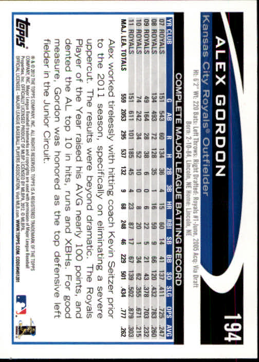 B1355- 2012 Topps Opening Day BB #s 1-220 +Rookies -You Pick- 15+ FREE US SHIP - Picture 368 of 416