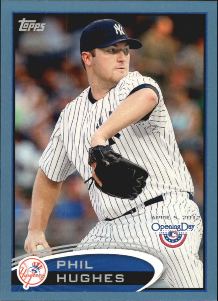 2012 Topps Opening Day Blue #82 Phil Hughes