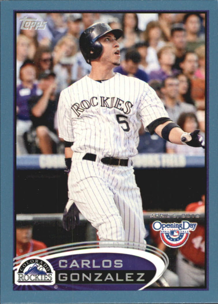 2012 Topps Opening Day Blue #83 Carlos Gonzalez