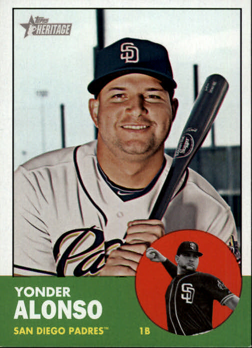 2012 Topps Heritage #37 Yonder Alonso