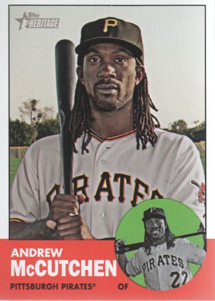 2012 Topps Heritage #87A Andrew McCutchen