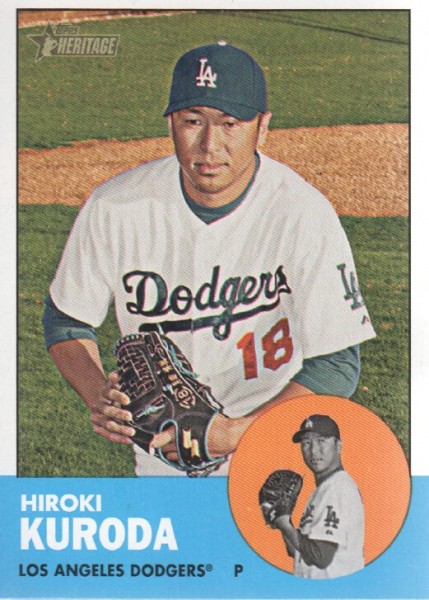 2012 Topps Heritage #150 Hiroki Kuroda