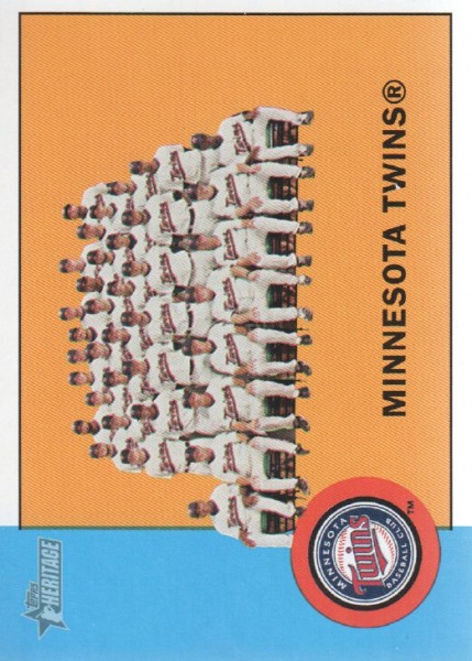 2012 Topps Heritage #162 Minnesota Twins TC